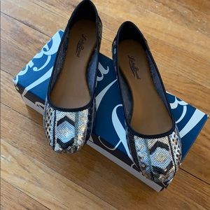 Lucky brand sequins flats
